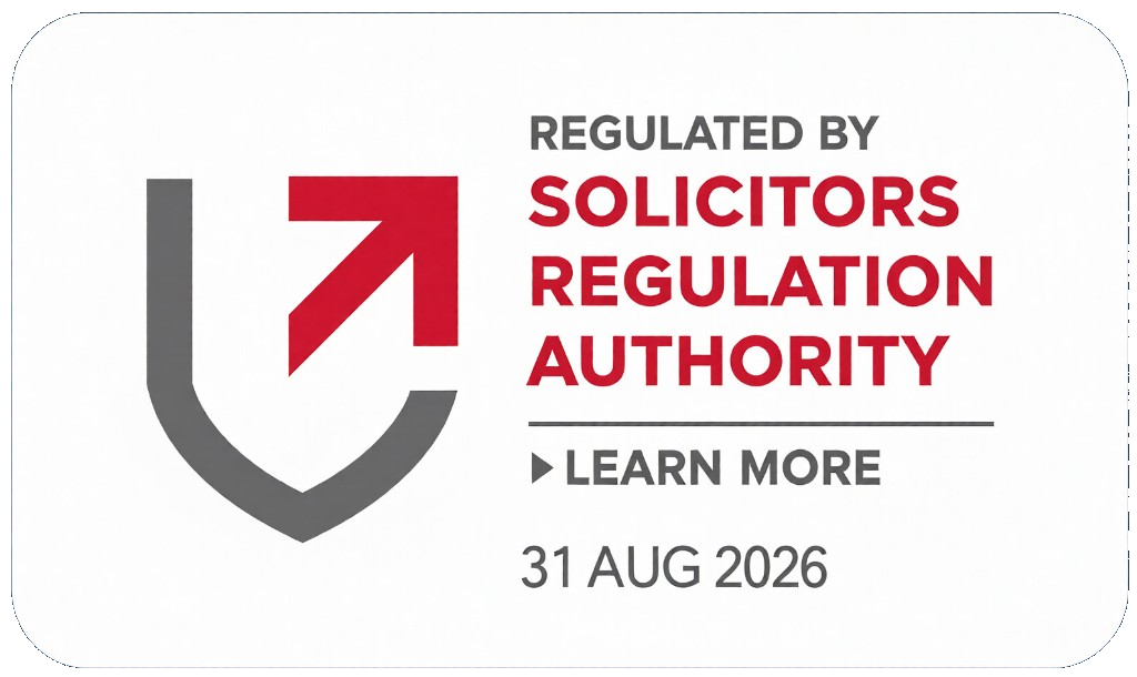 Regulated by Solicitors Regulation Authority